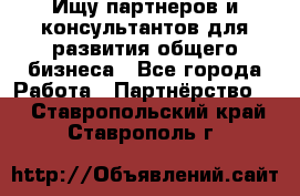 Ищу партнеров и консультантов для развития общего бизнеса - Все города Работа » Партнёрство   . Ставропольский край,Ставрополь г.